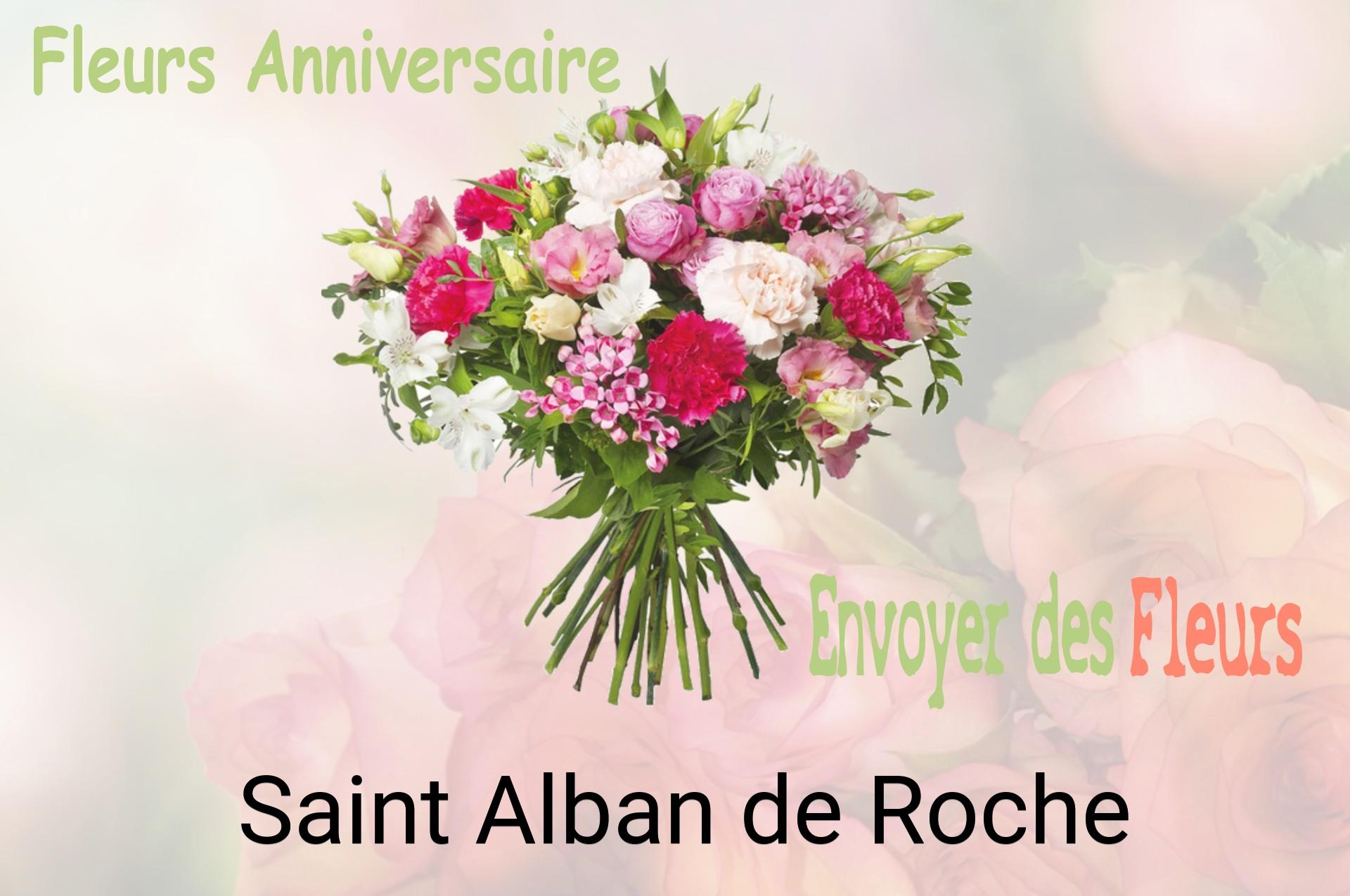 Bouquet de fleurs d’anniversaire livré à Saint-Alban-de-Roche
